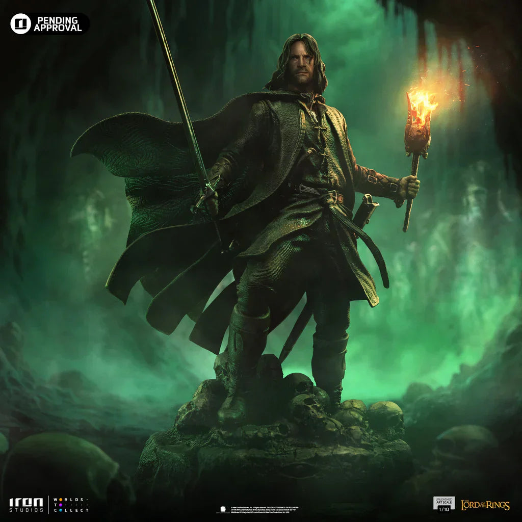 Aragorn Unleashed Statue by Iron Studios