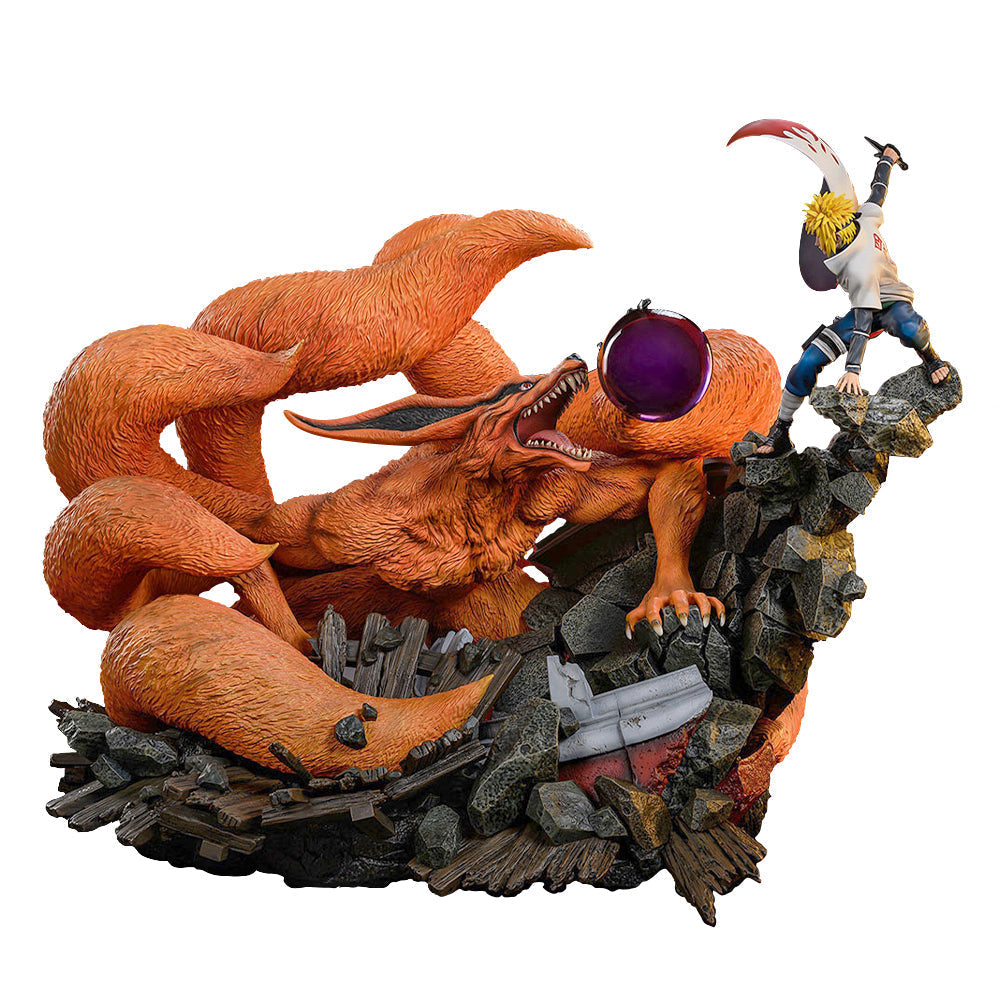 NAMIKAZE MINATO VS KURAMA Statues by HEX Collectibles