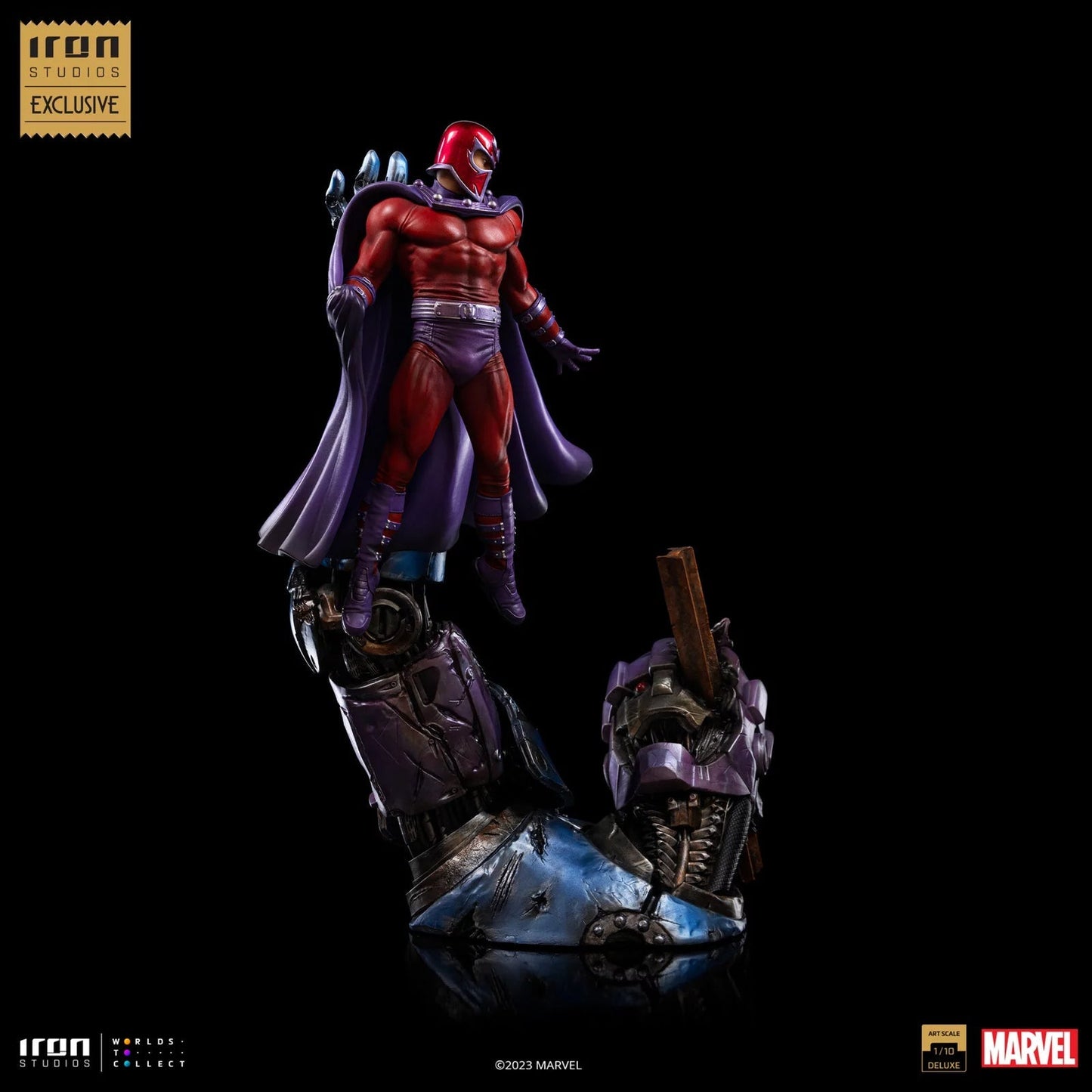 Magneto vs Sentinel CCXP Exclusive 1/10 Scale Diorama By Iron Studios