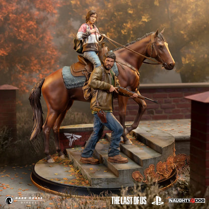 The Last of Us: Joel & Ellie on Horseback Premium Statue