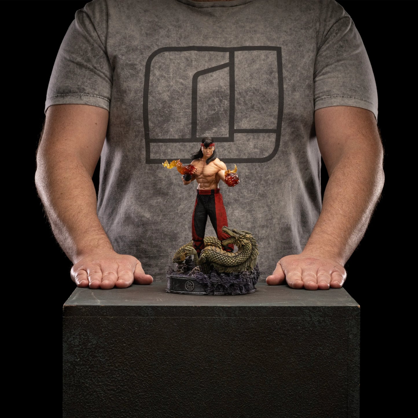 Mortal Kombat Liu Kang Statue By Iron Studios