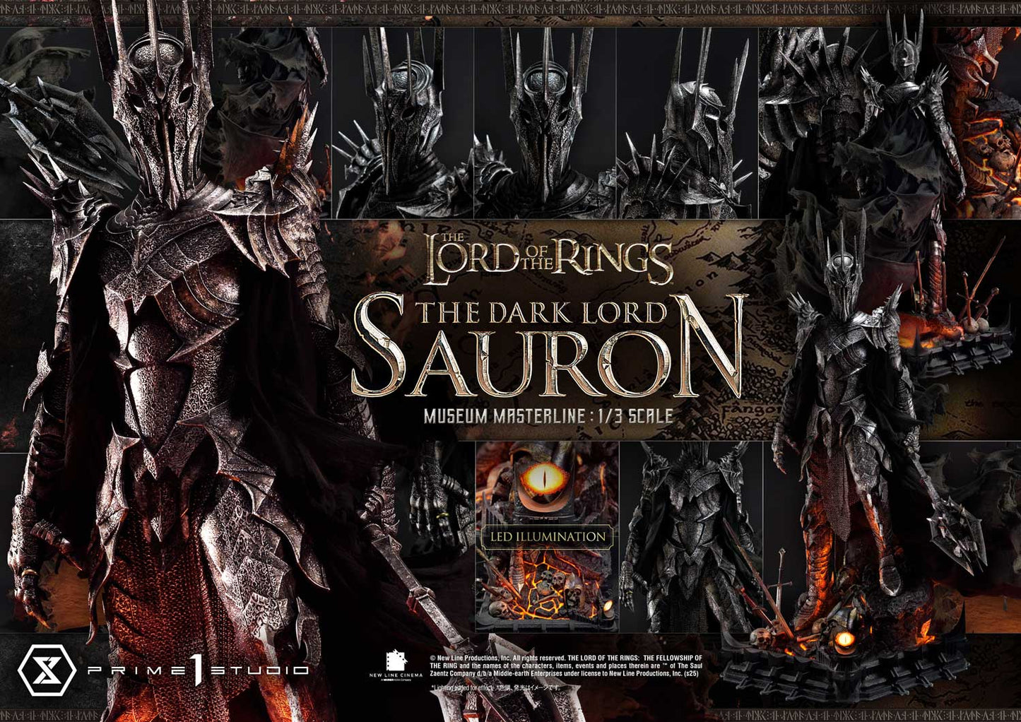 Prime 1 Studio The Lord of the Rings (Film) The Dark Lord Sauron Statue