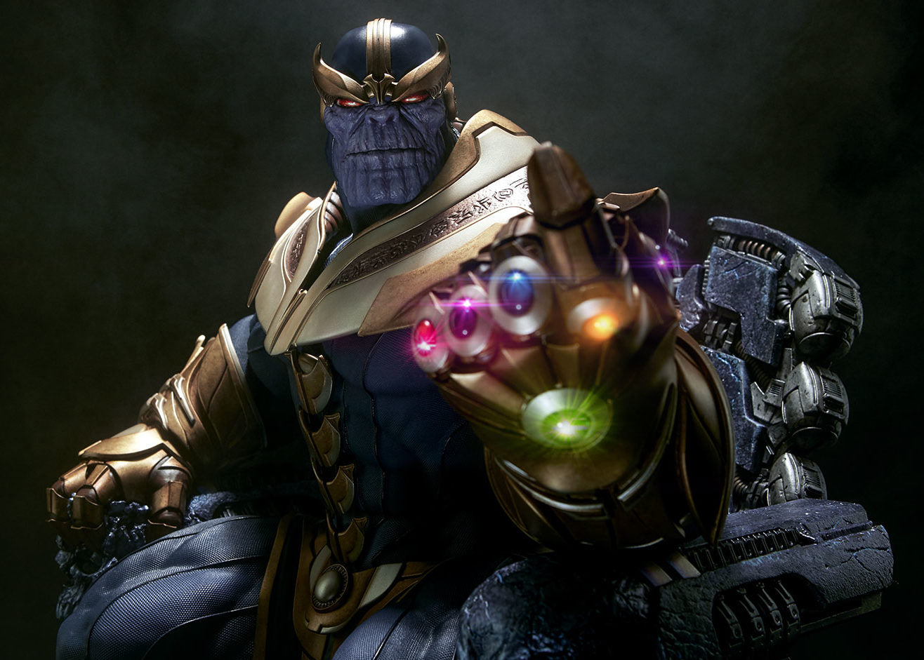 THANOS ON THRONE Maquette by Sideshow Collectibles Exclusive