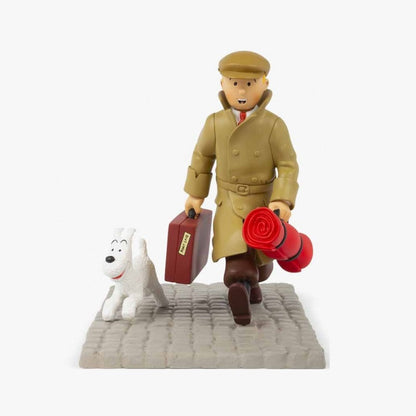 Tintin Resin Collectible Statue - They Are Arriving