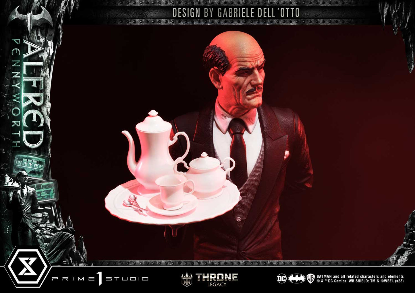 Alfred Pennyworth Throne Legacy Statue By Prime 1 Studios