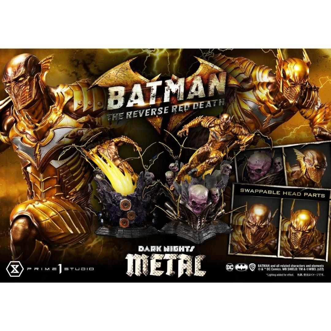 The Reverse Red Death DC Dark Knights Metal Statue by Prime 1 Studio