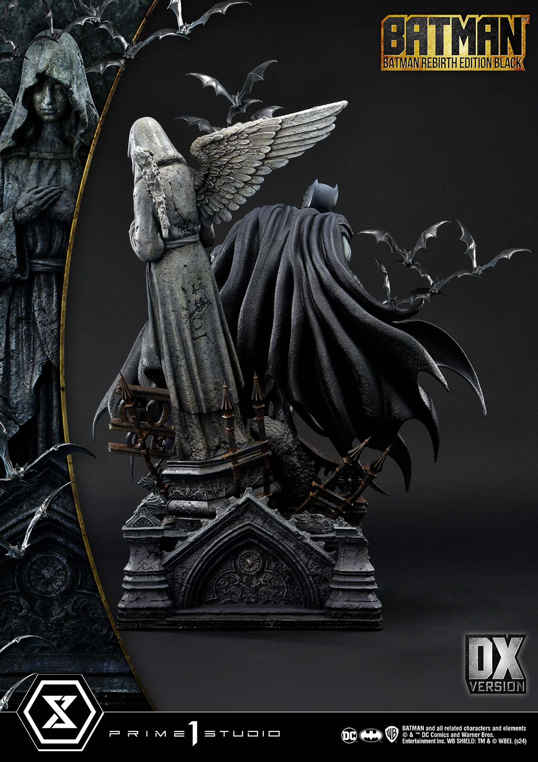 Batman Rebirth Edition (Black) DX Bonus Version Statue By Prime 1 Studio