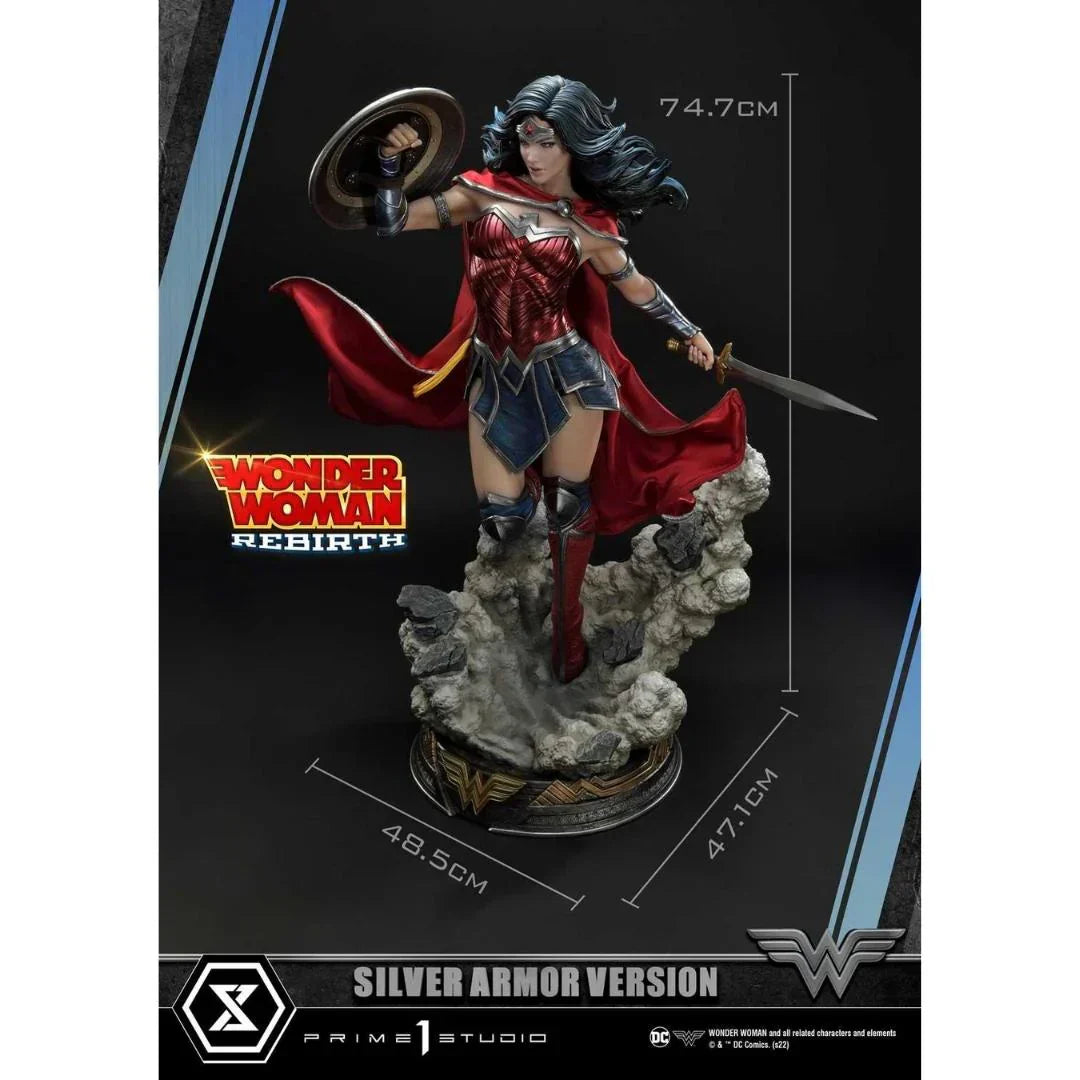 Wonder Woman Rebirth Silver Armour Version Statue by Prime 1 Studio