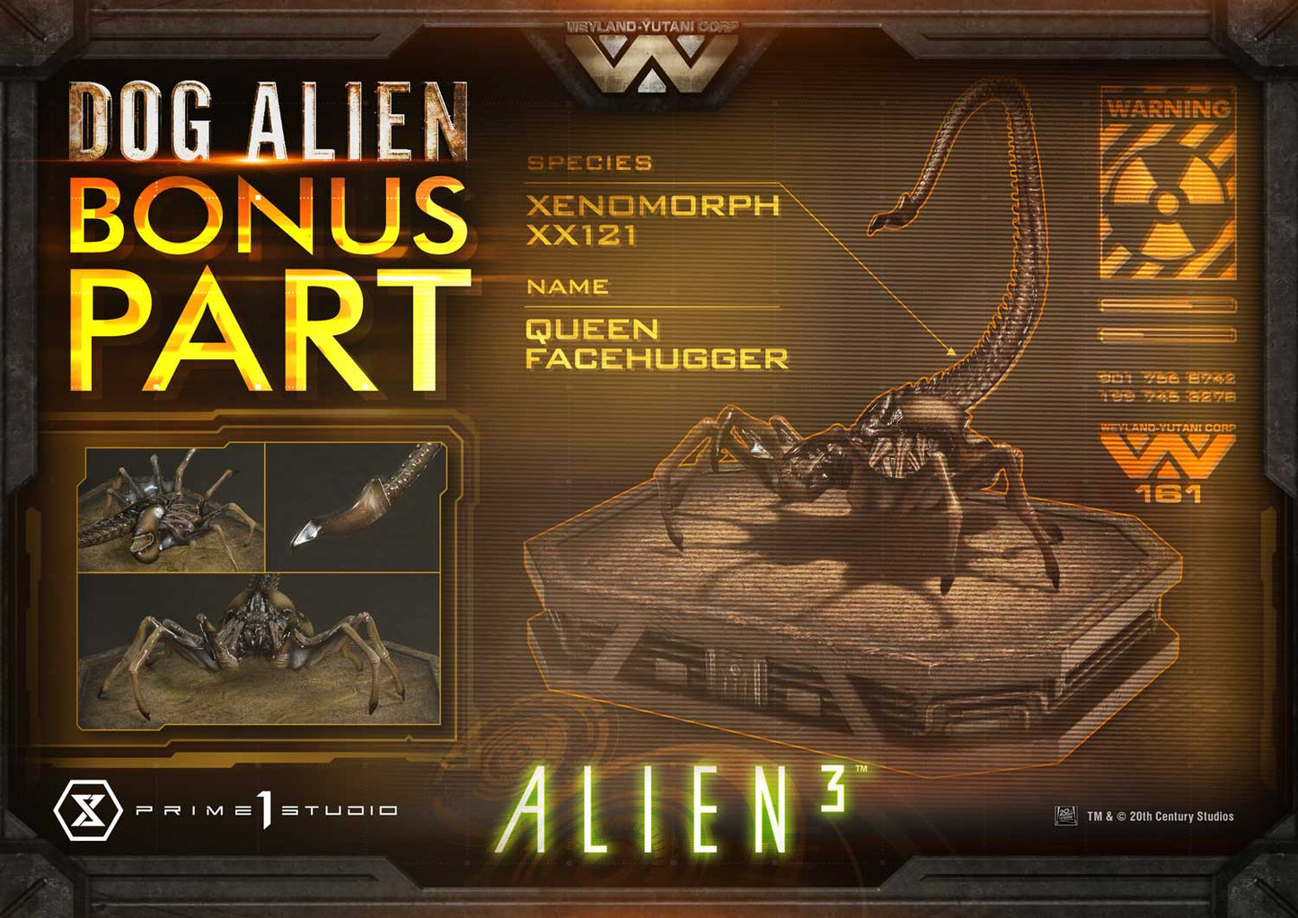 Prime 1 Studio Alien 3 (Film) Dog Alien DX Bonus Version Statue