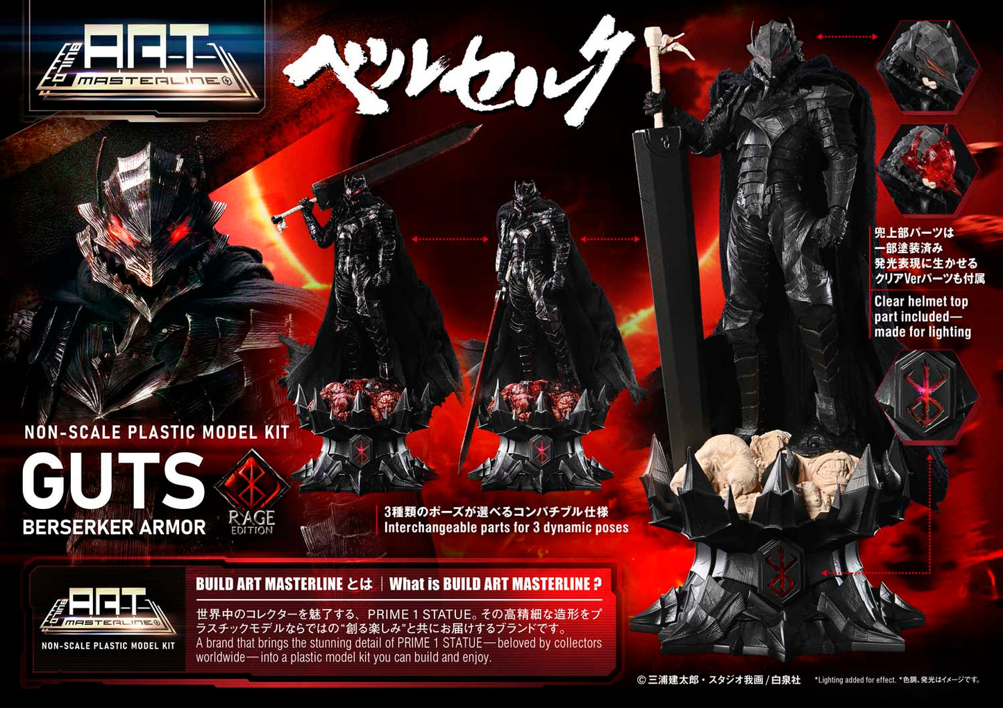 Guts Berserker Armor "Rage" Plastic Model Kit by Prime 1 Studio