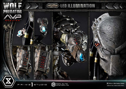 Wolf Predator (Aliens vs. Predator: Requiem) DX Bonus Version 1/3 Statue By Prime 1 Studio