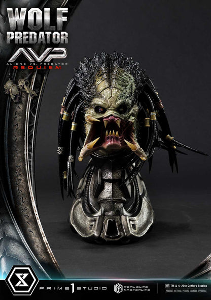 Wolf Predator (Aliens vs. Predator: Requiem) DX Bonus Version 1/3 Statue By Prime 1 Studio