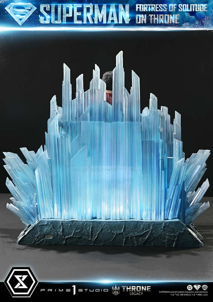 Superman Fortress of Solitude on Throne (Ultimate Bonus Version) Statue by Prime 1 Studio