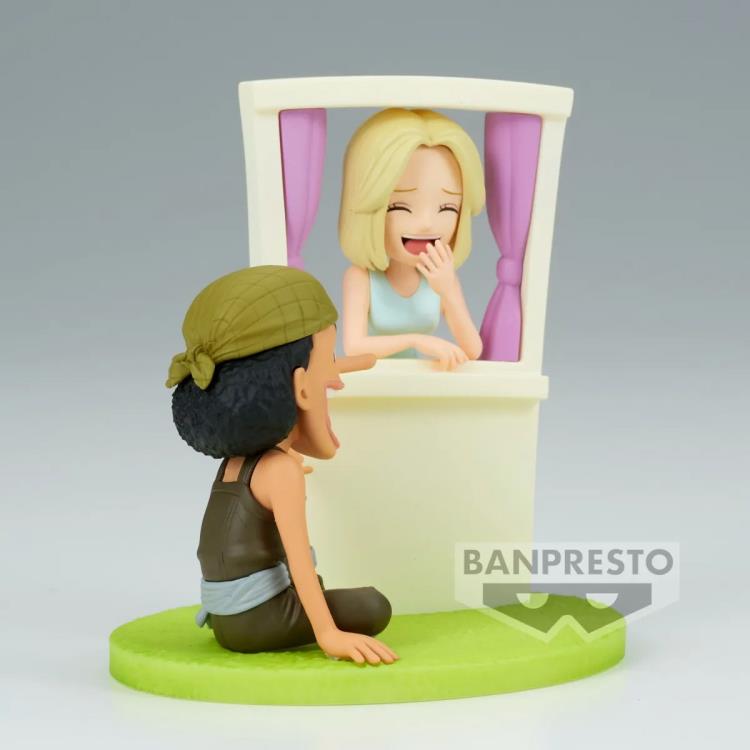 One Piece World Collectible  Usopp & Kaya Figure By Banpresto