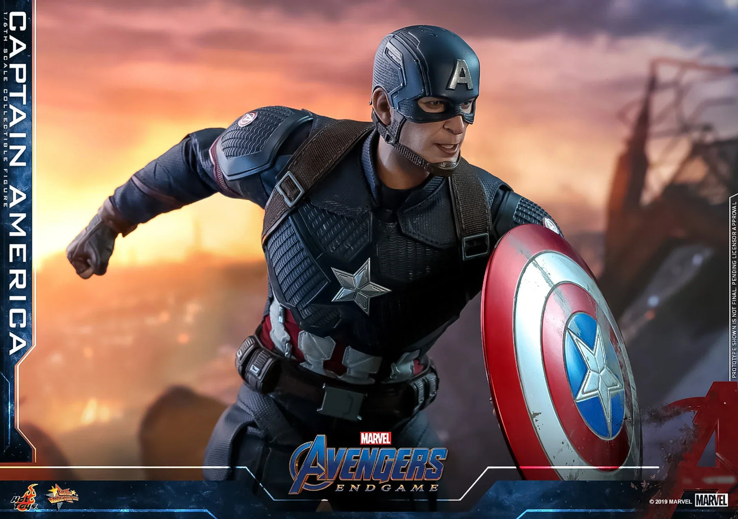 CAPTAIN AMERICA Sixth Scale Figure By Hot Toys