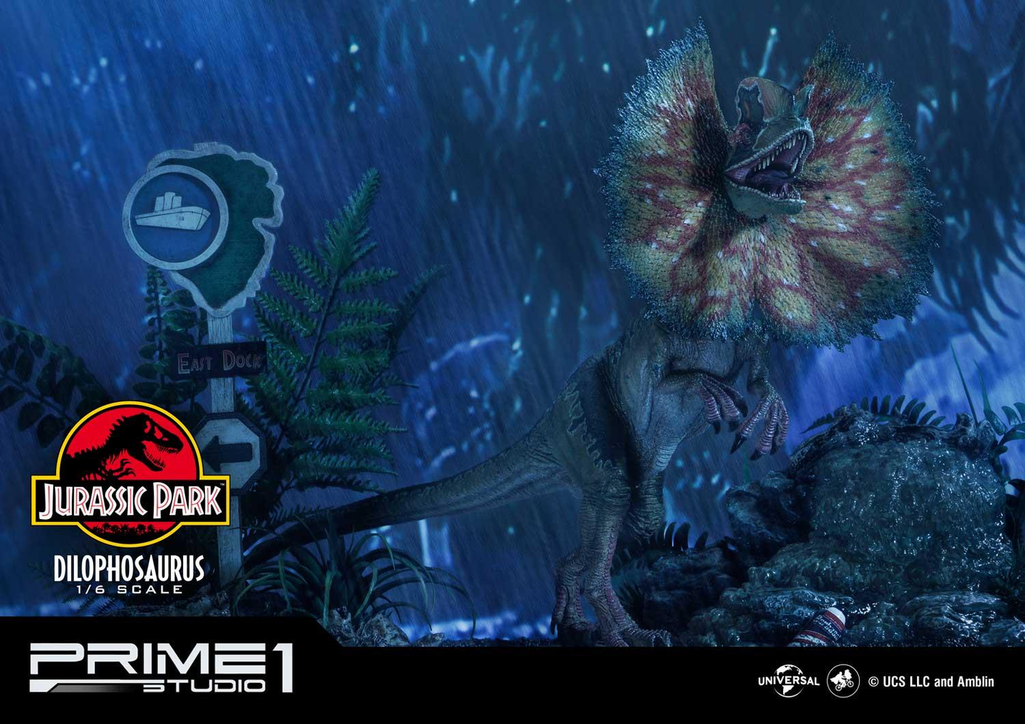 Jurassic Park Dilophosaurus  Bonus Version By Prime 1 Studio