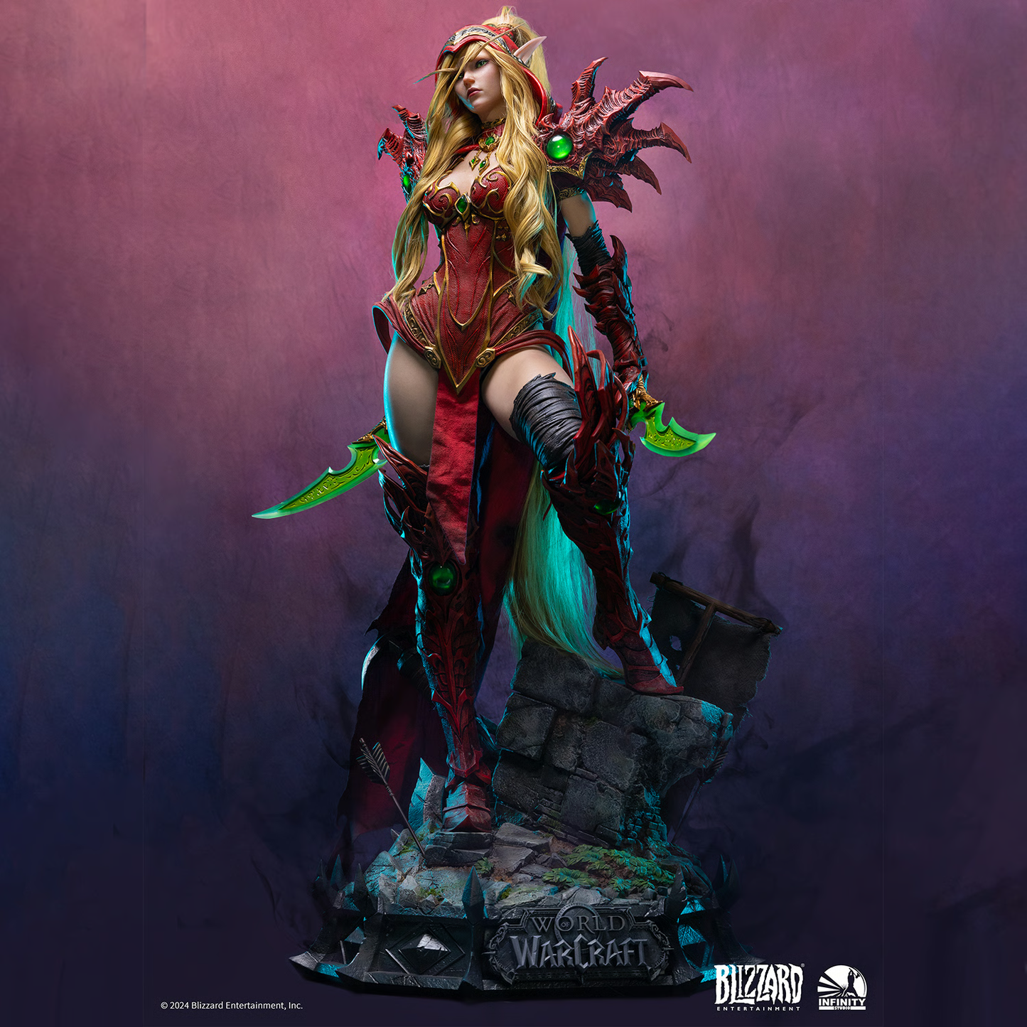 World of Warcraft Valeera Sanguinar Statue by Infinity Studio
