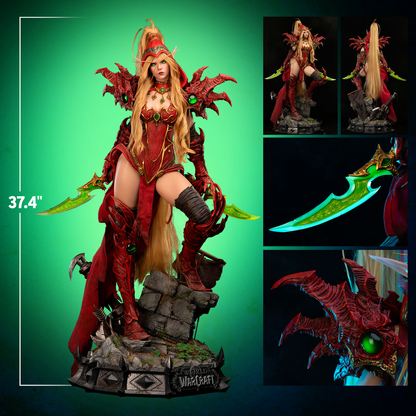 World of Warcraft Valeera Sanguinar Statue by Infinity Studio