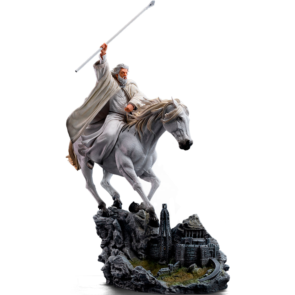 Deluxe 1:10 Scale Statue of Gandalf the White with Shadowfax