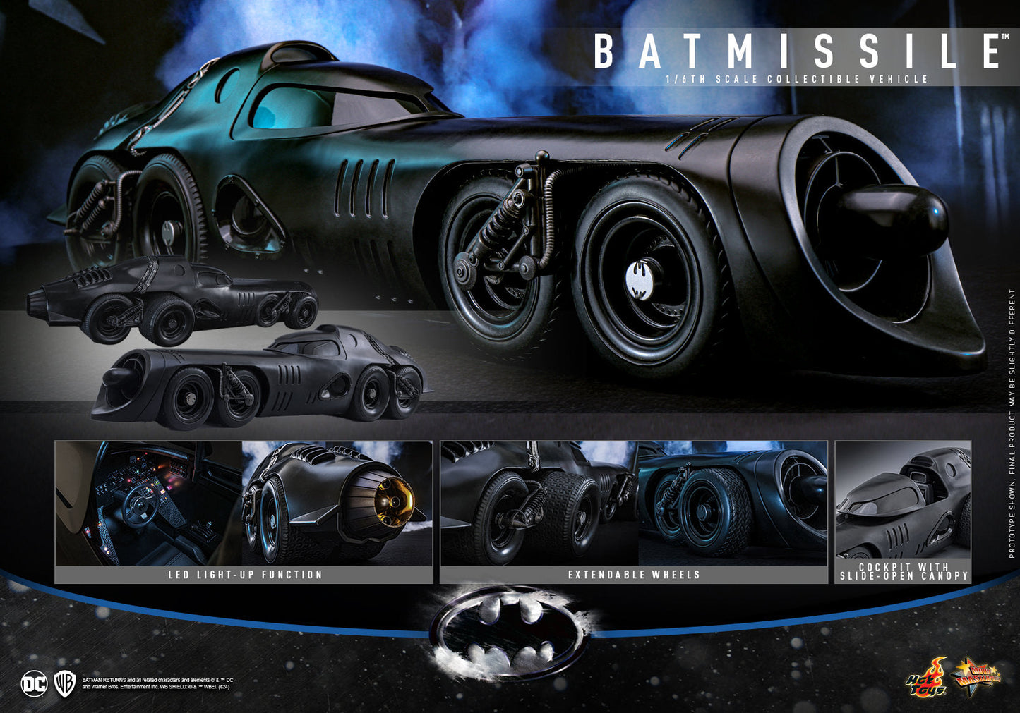Batman Returns: Batmissile Sixth Scale Figure Accessory by Hot Toys
