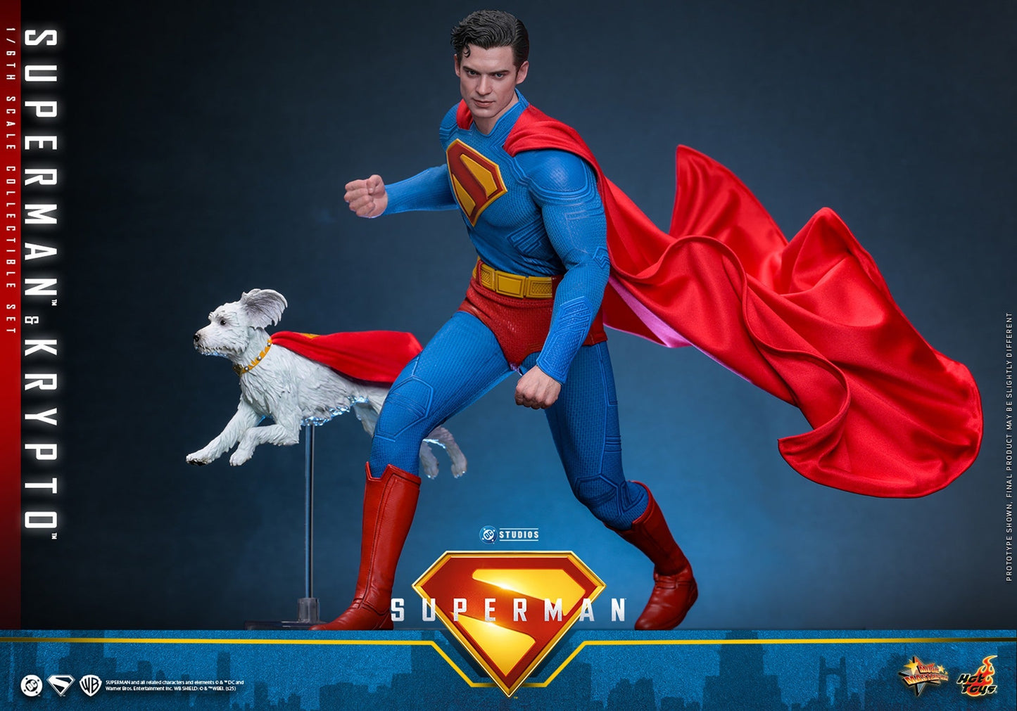 Superman (2025) & Krypto Sixth Scale Figure Set By Hot Toys