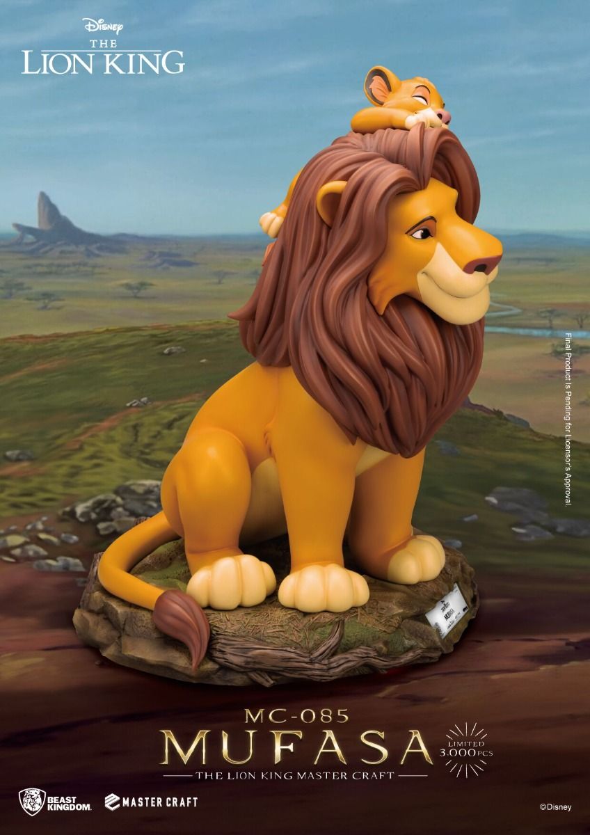The Lion King Mufasa Master Craft Statue By Beast Kingdom