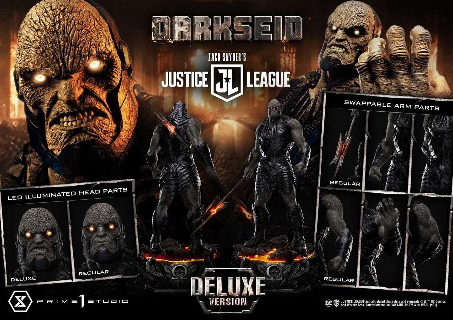 Zack Snyder’s Justice League Darkseid Statue (DX Bonus Ver.) By Prime 1 Studio