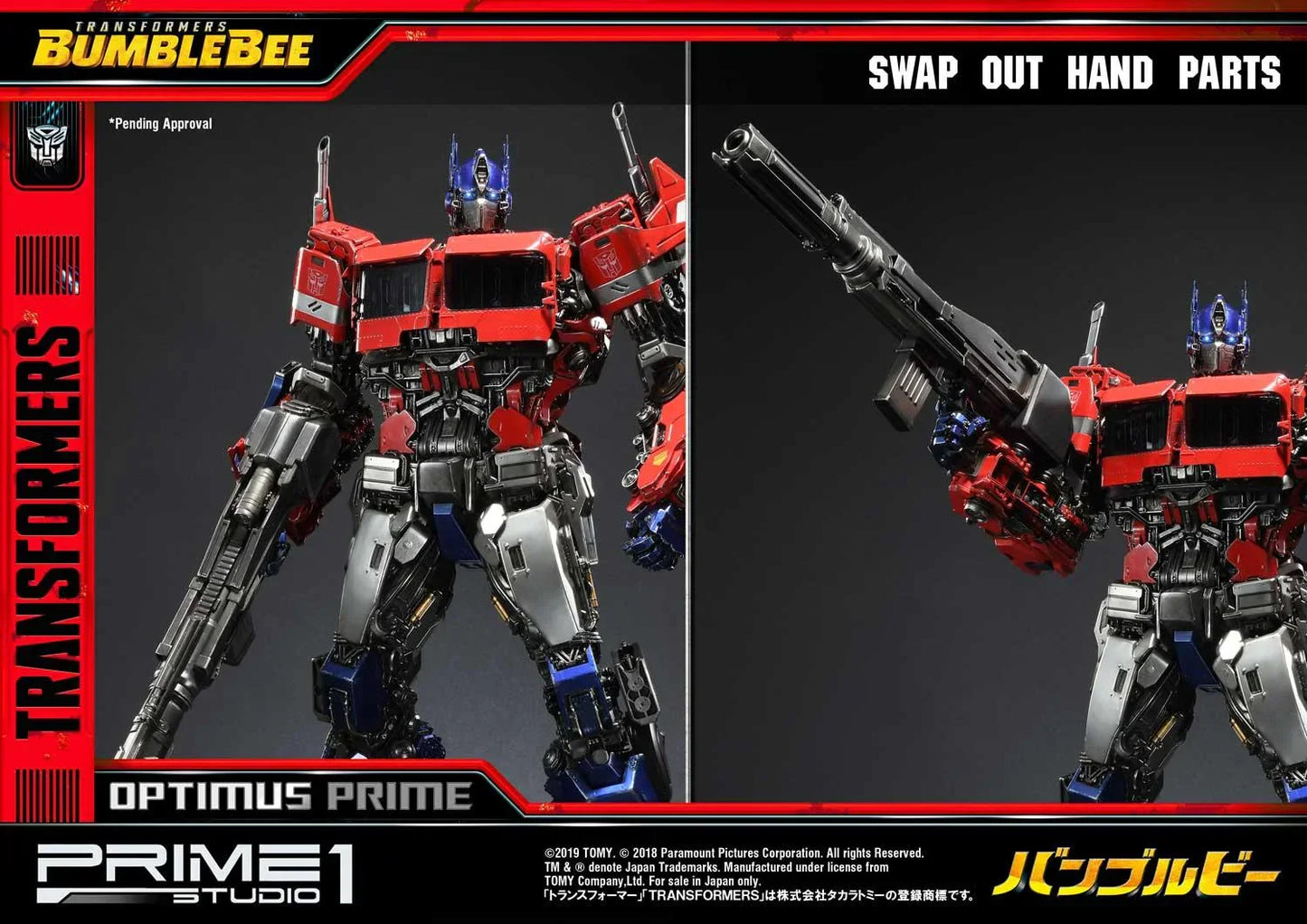 Optimus Prime Bumblebee (Film) Cybertron Edition EX Version By Prime 1 Studio