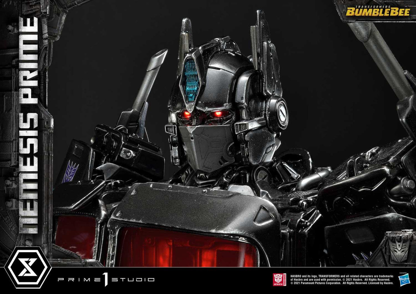 Nemesis Prime Bumblebee Movie Statue by Prime 1 Studio