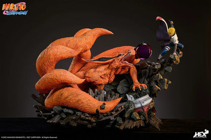NAMIKAZE MINATO VS KURAMA Statues by HEX Collectibles