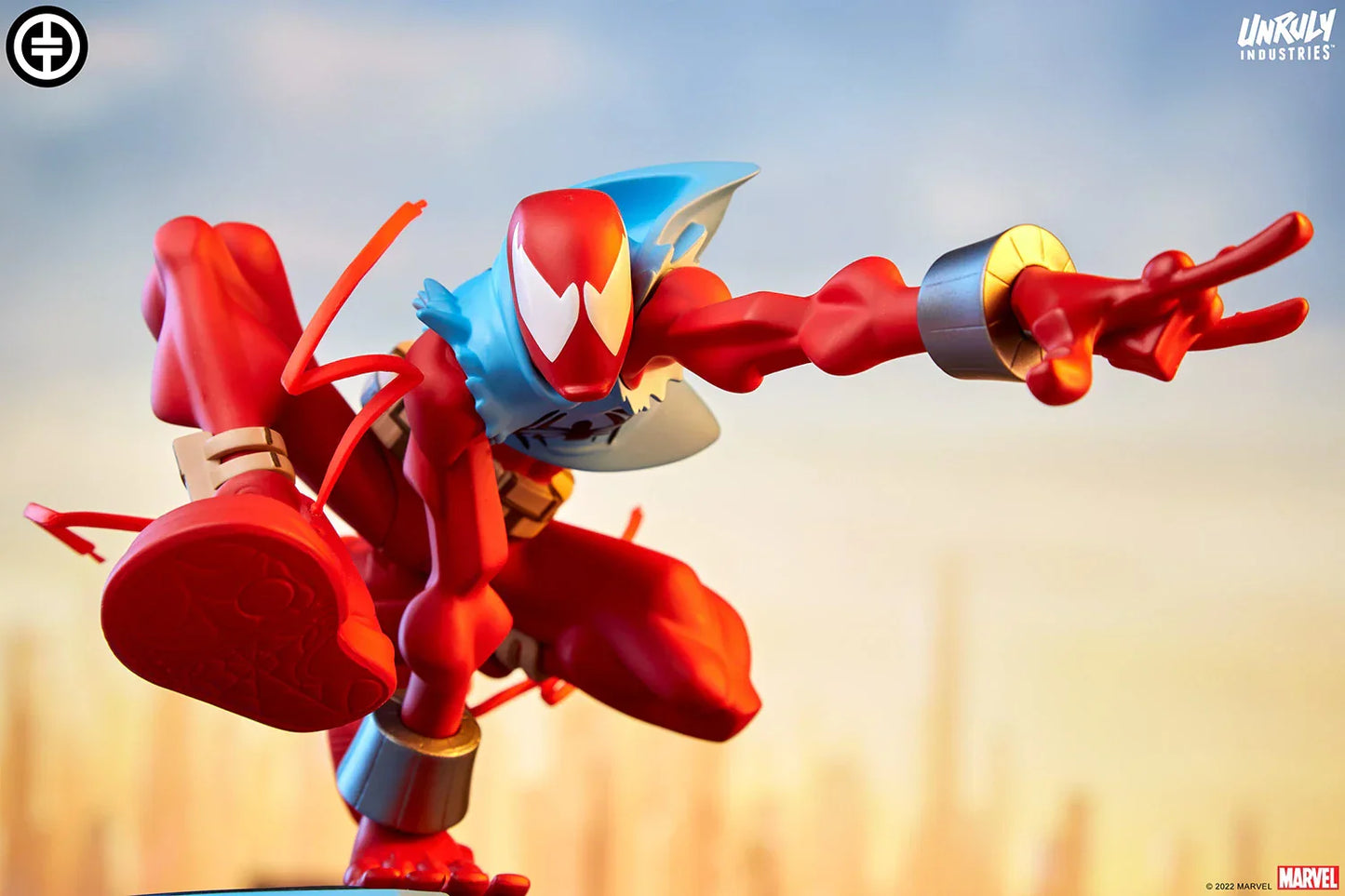 SCARLET SPIDER Designer Collectible Statue by Unruly Industries