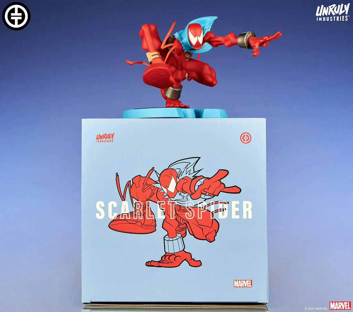 SCARLET SPIDER Designer Collectible Statue by Unruly Industries
