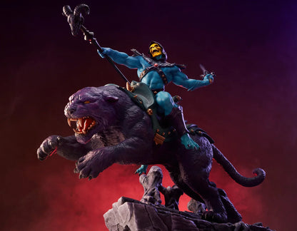 Skeletor & Panthor Classic Deluxe Statue By Tweeterhead