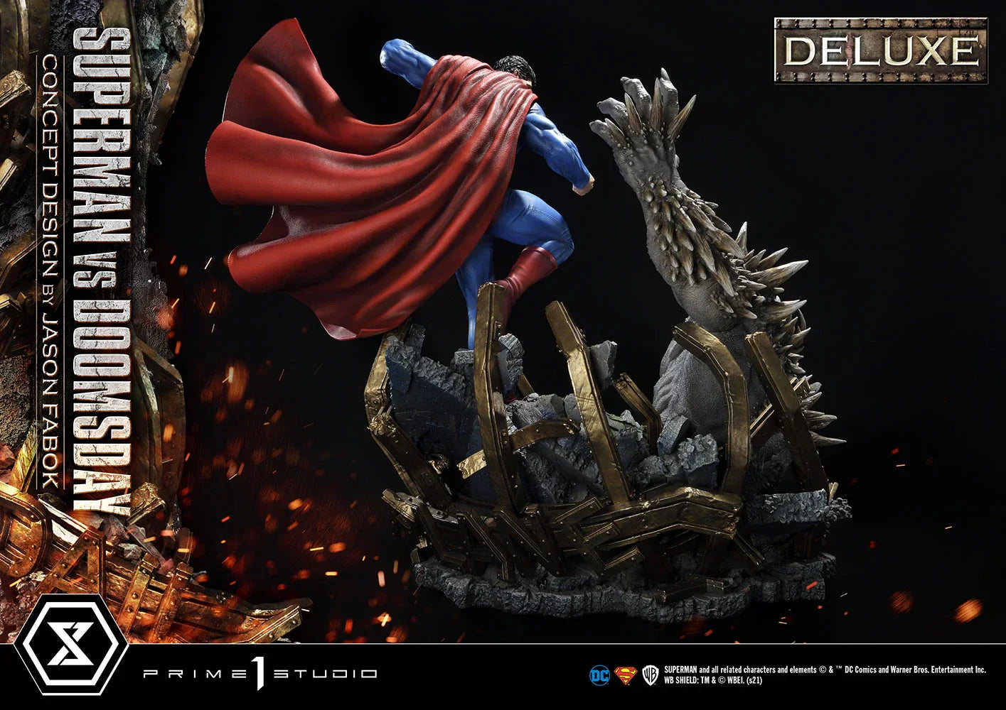 SUPERMAN VS DOOMSDAY (DELUXE VERSION) Statues by Prime 1 Studio