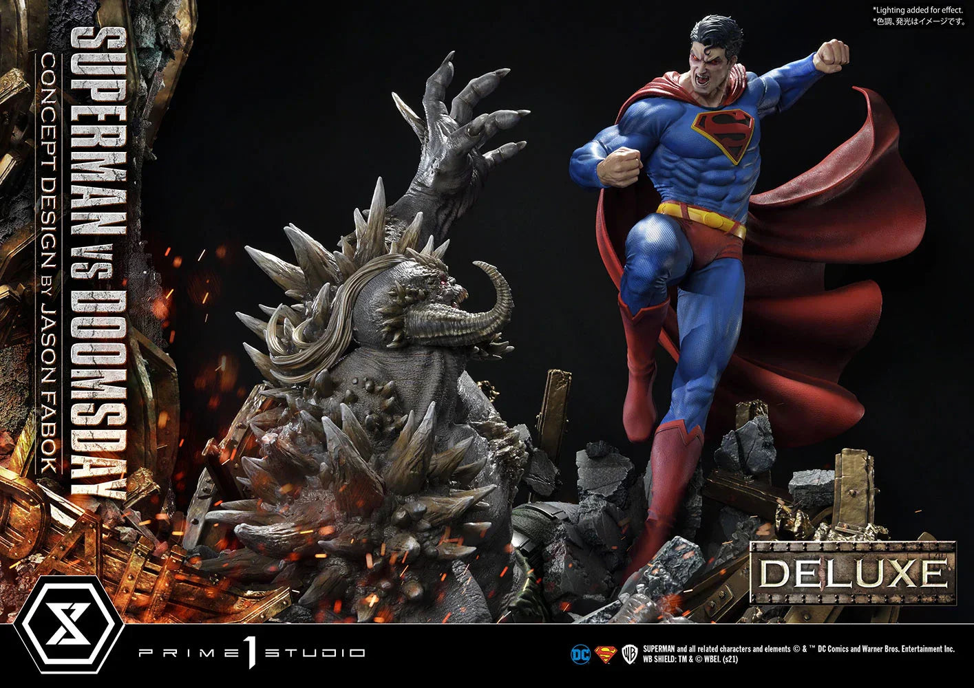 SUPERMAN VS DOOMSDAY (DELUXE VERSION) Statues by Prime 1 Studio