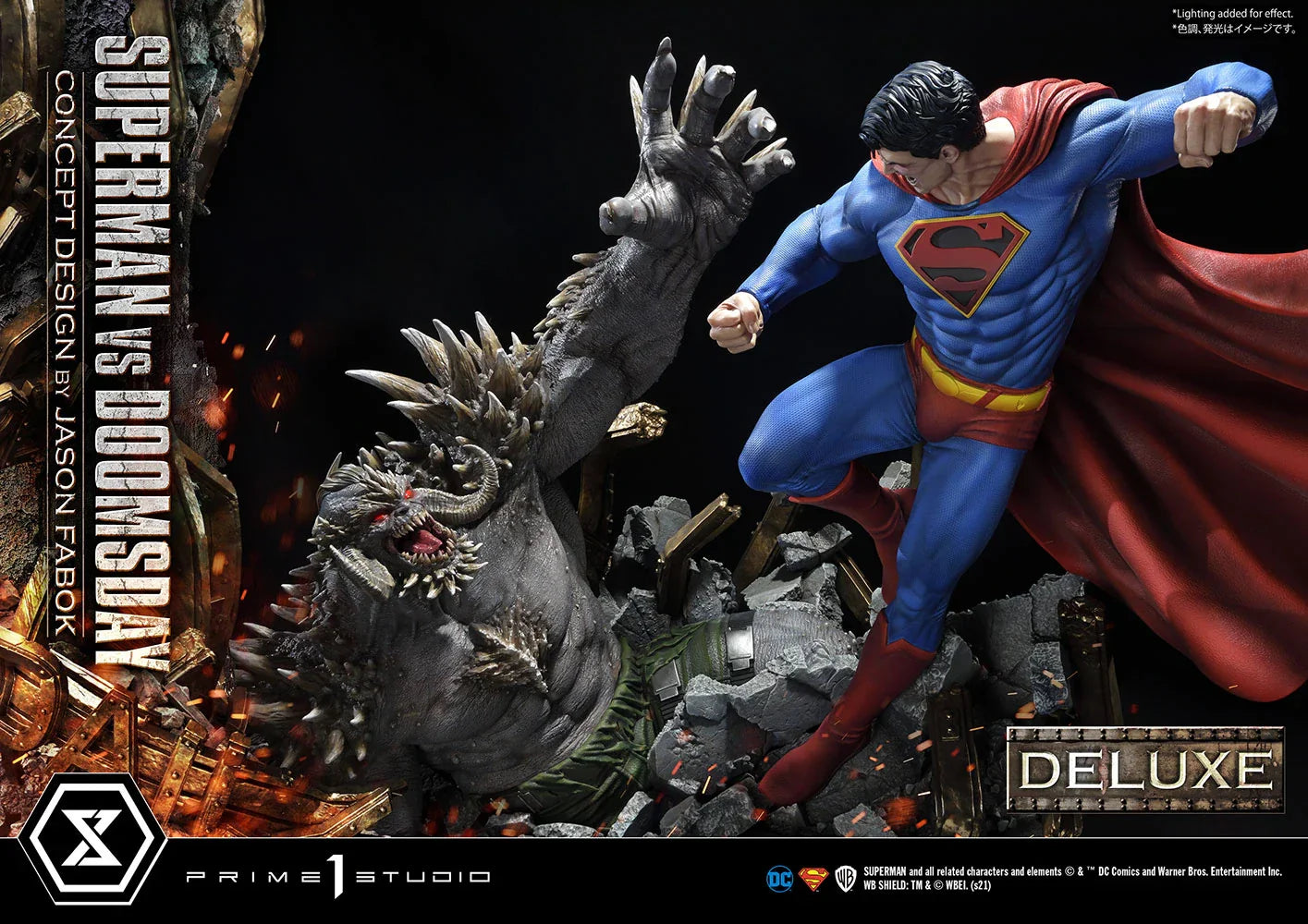 SUPERMAN VS DOOMSDAY (DELUXE VERSION) Statues by Prime 1 Studio