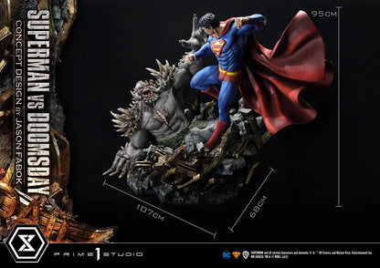 SUPERMAN VS DOOMSDAY Statue by Prime 1 Studio