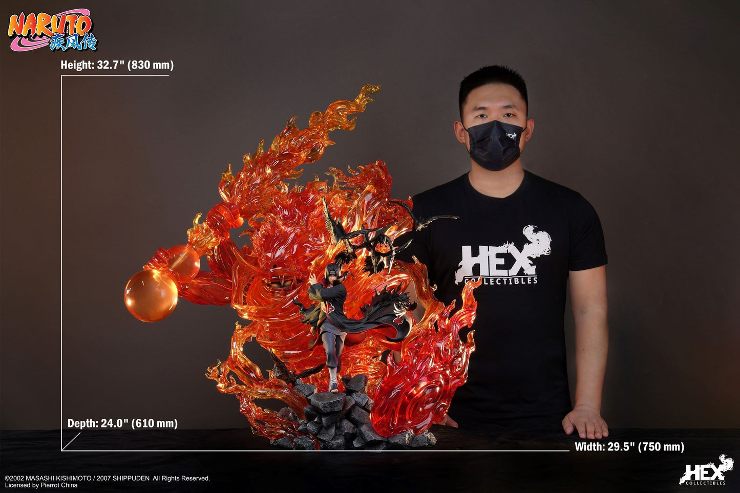 Uchiha Itachi Ultimate Diorama Statue (Pro) by HEX Collectibles