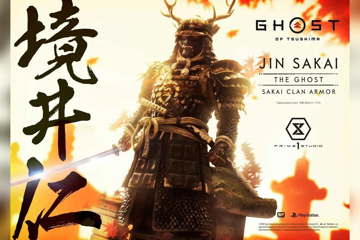 Ghost of Tsushima Jin Sakai The Ghost Sakai Clan Armor Statue by Prime1 Studio