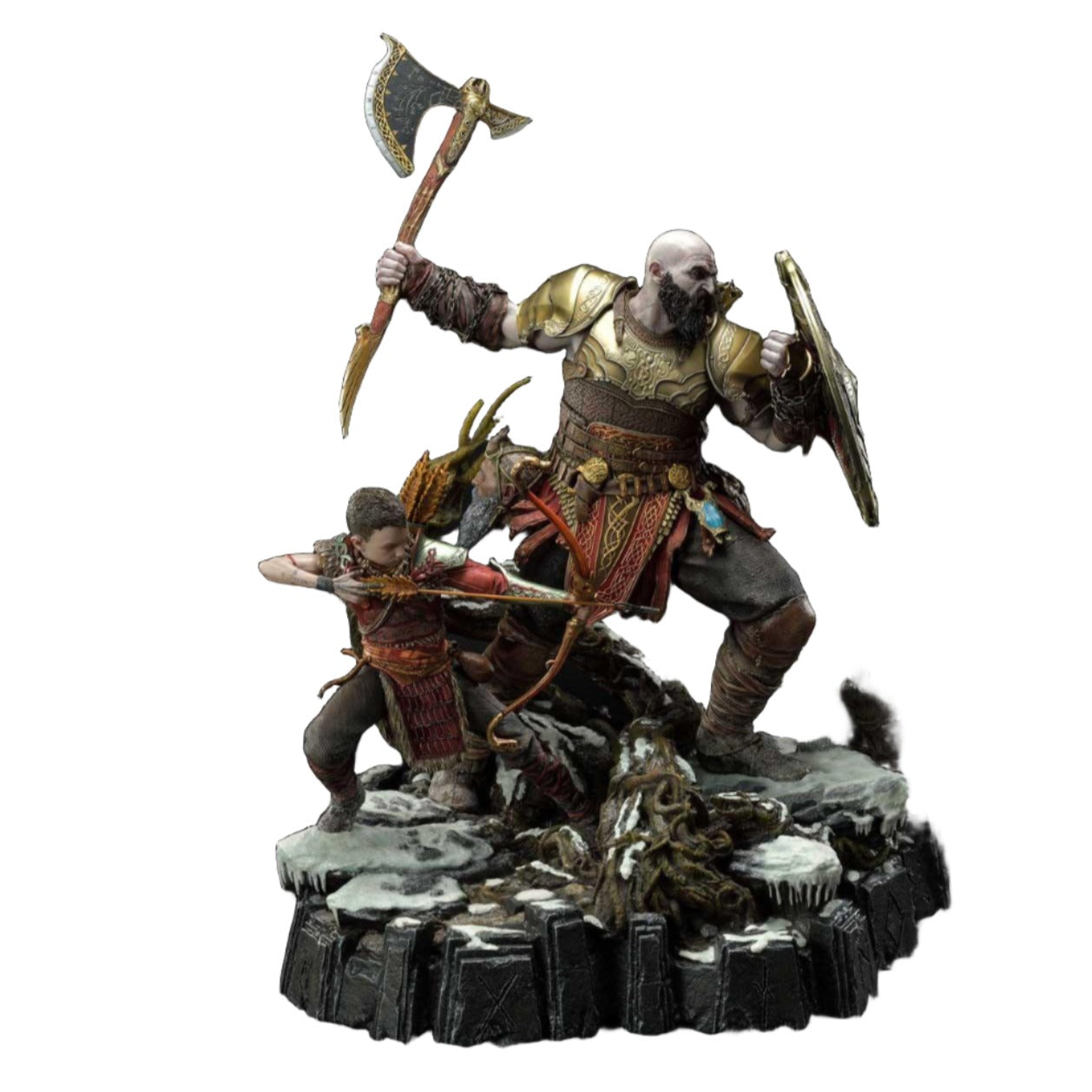 God of War 1/4 Kratos & Atreus The Valkyrie Armor Set by Prime 1 Studios