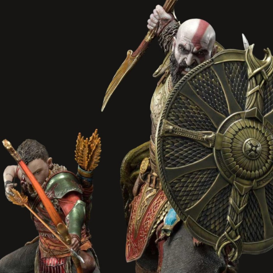 God of War 1/4 Kratos & Atreus The Valkyrie Armor Set by Prime 1 Studios