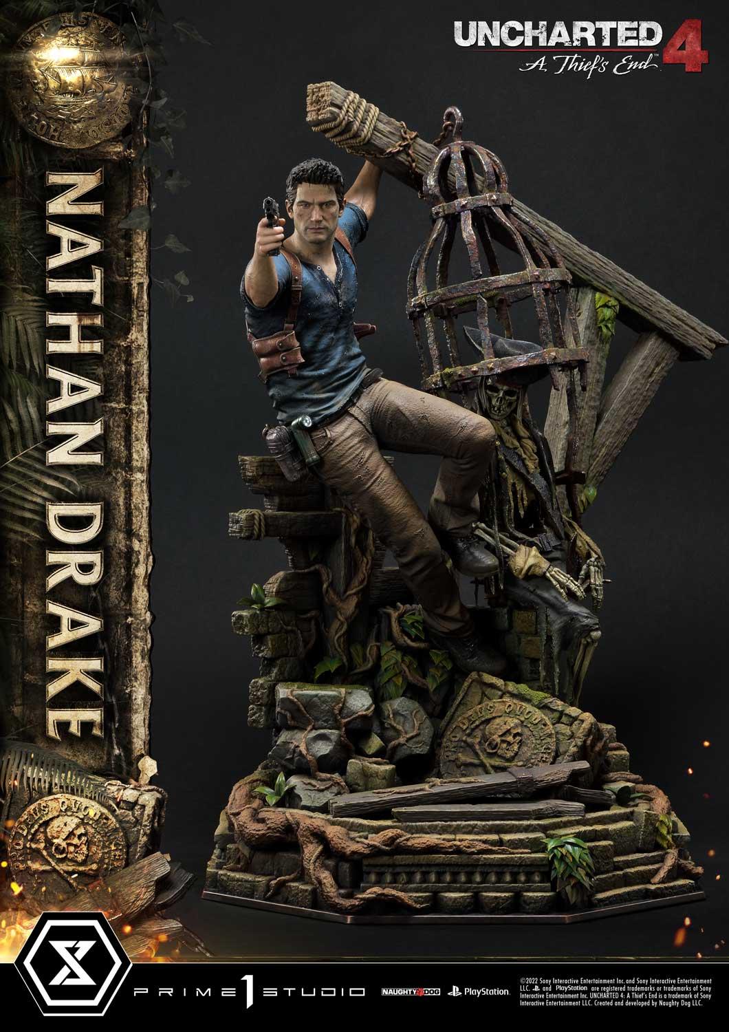 Uncharted 4: A Thief's End Nathan Drake DX Statue by Prime 1 Studio