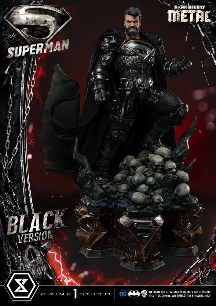 Dark Nights: Metal Superman Black Version Museum Masterline Statue